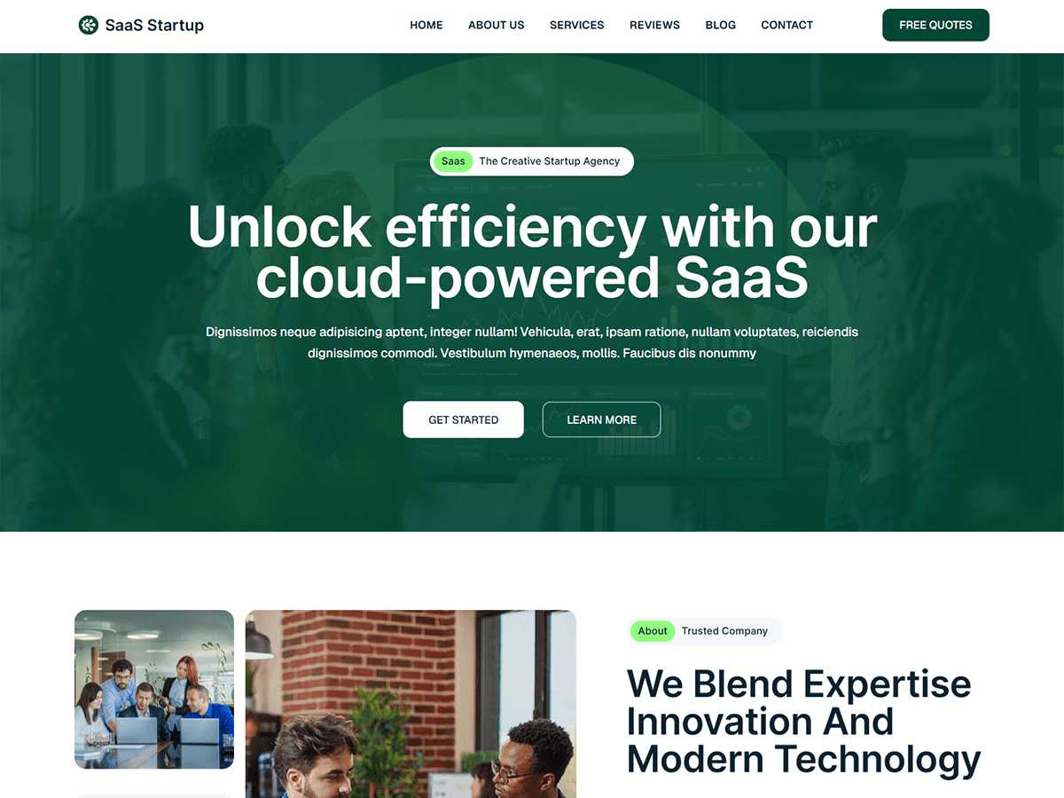 Nova Fintech premium website design